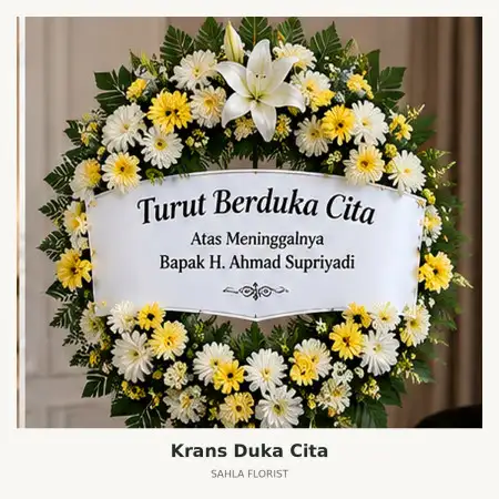 Krans Bunga Duka Tulungagung